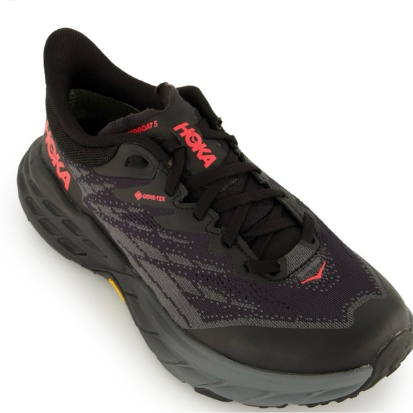 Hoka Shoes - Hoka Women's Black and Red Athletic Shoes